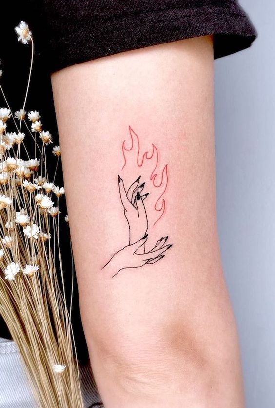 Top 24+ Creative Fire tattoo Designs for Women